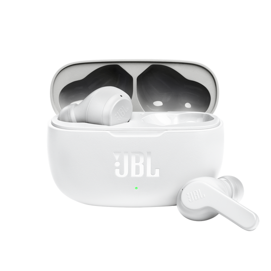 JBL Wave 200TWS - White - True Wireless Earbuds - Hero